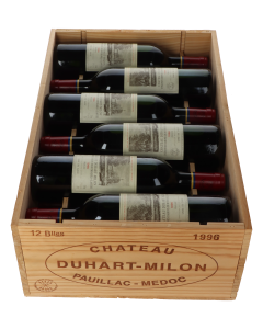 Chateau Duhart Milon 1996 in 12er Holzkiste