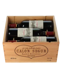 Chateau Calon Segur 3eme Cru 2010 in 6er Holzkiste