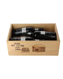 Quinta do Noval Vintage Port Silval (fruchtsüß) 1997 in 6er Holzkiste