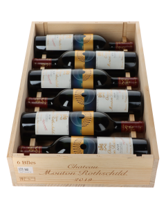 Chateau Mouton Rothschild 1er Cru 2019 in 6er Holzkiste
