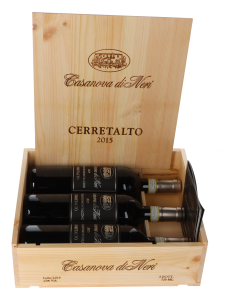 Casanova di Neri Cerretalto 2015 in 3er Holzkiste