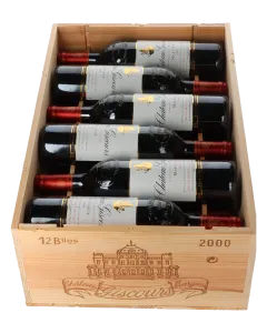 Chateau Giscours 3eme Cru 2000 in 12er Holzkiste