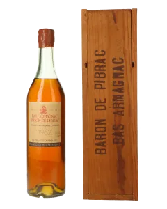 Baron de Pibrac Bas Armagnac 1962 in 1er Holzkiste