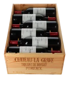 Chateau La Grave Trigant de Boisset 1998 in 12er Holzkiste