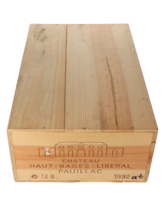 Château Haut-Bages-Liberal 1992 in 12er Holzkiste