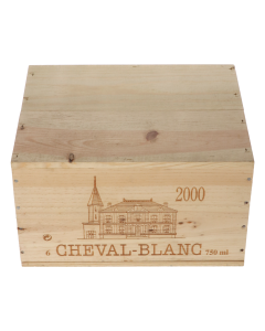 Chateau Cheval Blanc 2000 in 6er Holzkiste