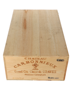 Chateau Carbonnieux blanc 2001 in 12er Holzkiste