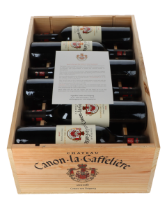 Chateau Canon la Gaffeliere 2008 in 12er Holzkiste