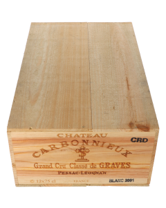 Chateau Carbonnieux blanc 2001 in 12er Holzkiste