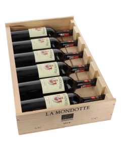 Chateau Mondotte 1er Grand Cru Classe B 2019 in 6er Holzkiste