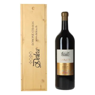 Delea Carato Riserva 2009 Doppelmagnum in Holzkiste