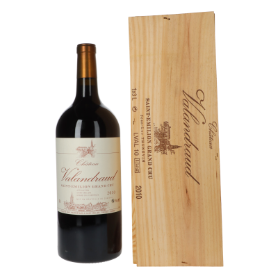 Chateau Valandraud 2010 Doppelmagnum 1er Holzkiste