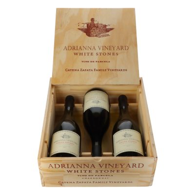 Adrianna Vineyard White Stones 2017 in 3er Holzkiste