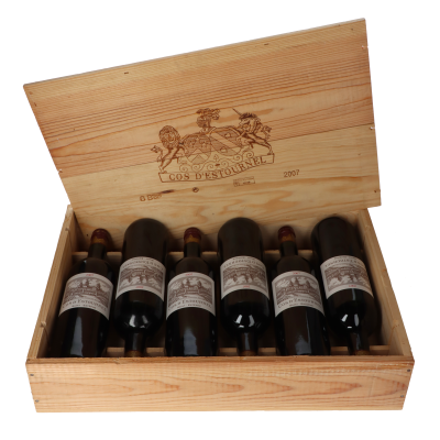 Chateau Cos d'Estournel 2007 6er Holzkiste