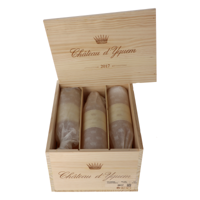 Chateau d' Yquem 2017 in 6er Holzkiste
