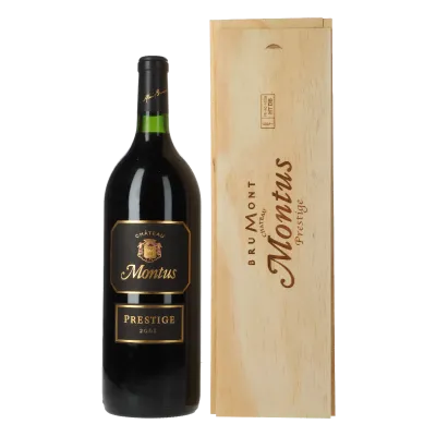 Brumont Chateau Montus Prestige 2001 Magnum in 1er Holzkiste 