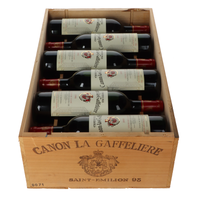 Chateau Canon la Gaffeliere 1995 12er Holzkiste