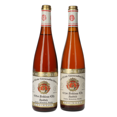 Schloss Eltz Eltviller Sonnenberg Riesling Spätlese 1973 und 1975