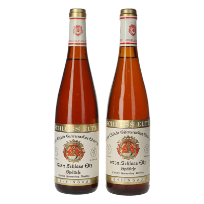 Schloss Eltz Eltviller Sonnenberg Riesling Spätlese 1973 und 1975