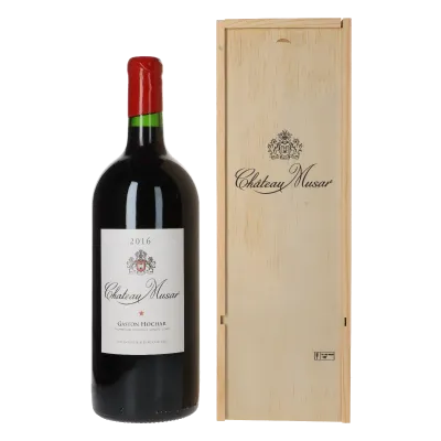 Chateau Musar Red 2016 Doppelmagnum in 1er Holzkiste 