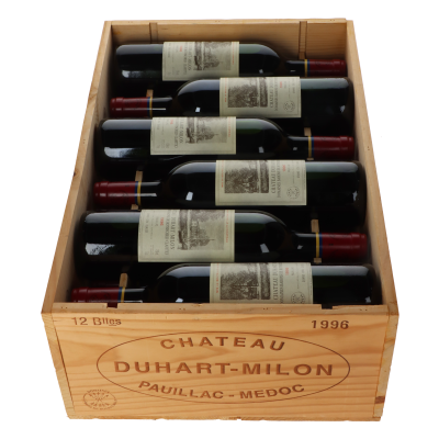 Chateau Duhart Milon 1996 in 12er Holzkiste