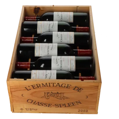 Chasse Spleen L'Ermitage de Chasse Spleen 2000 in 12er Holzkiste