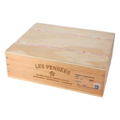 Chateau Lafleur Pensées de Lafleur 2018 in 3er Holzkiste 