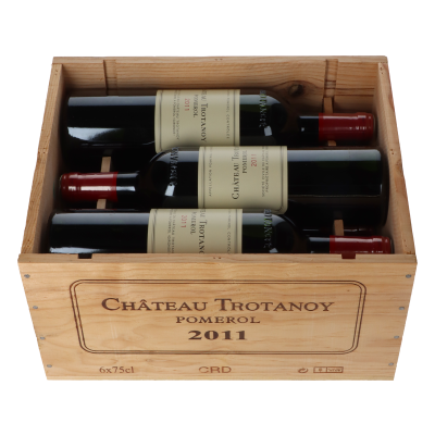 Chateau Trotanoy 2011 in 6er Holzkiste