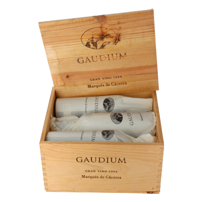Marques de Caceres Gaudium 1994 in 6er Holzkiste