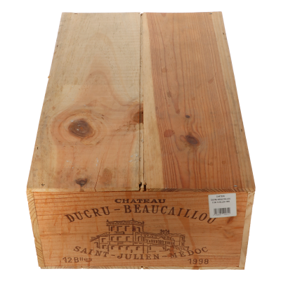 Chateau Ducru Beaucaillou 1998 in 12er Holzkiste