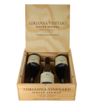Adrianna Vineyard White Stones 2017 in 3er Holzkiste