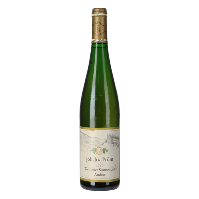 Joh. Jos. Prüm Wehlener Sonnenuhr Riesling Auslese Lange Goldkapsel 1983