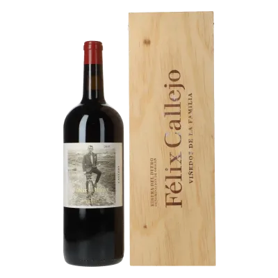 Bodegas Felix Callejo Vinedos de la Familia 2015 Magnum in 1er Holzkiste