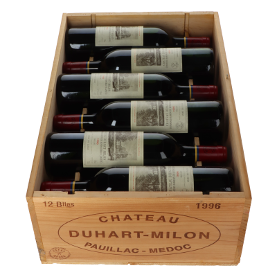 Chateau Duhart Milon 1996 in 12er Holzkiste