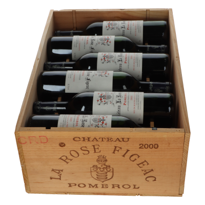 La Rose Figeac 2000 in 12er Holzkiste