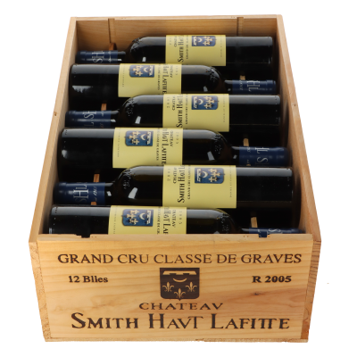 Chateau Smith Haut Lafitte 2005 in 12er Holzkiste