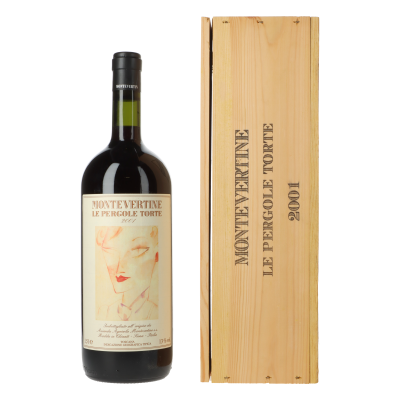 Montevertine Le Pergole Torte 2001 in Holzkiste