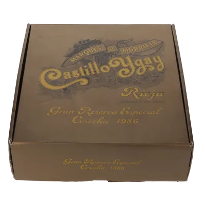 Marques de Murrieta Castillo Ygay Blanco Gran Reserva Especial 1986 in 3er Holzkiste