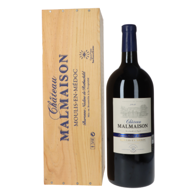 Chateau Malmaison 2010 Doppelmagnum 1er Holzkiste