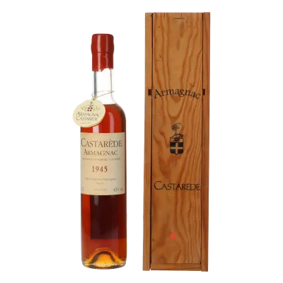 Castarede Armagnac 1945 in 1er Holzkiste
