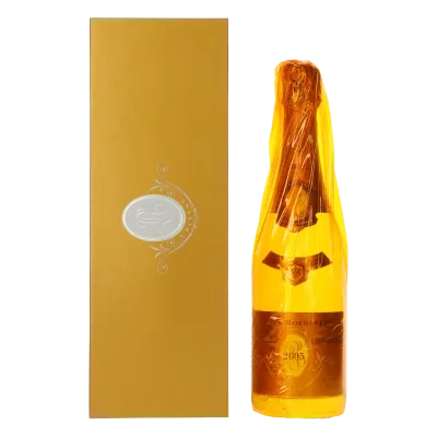 Louis Roederer Champagne Cristal Brut Flaschengärung 2005 in Geschenkverpackung