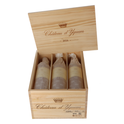Chateau d' Yquem 2016 in 6er Holzkiste