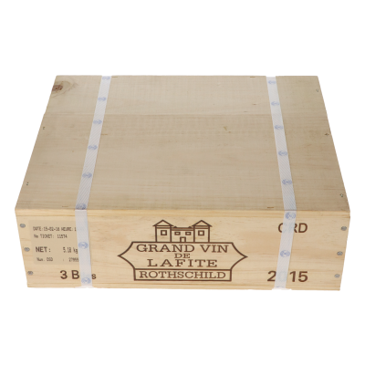 Chateau Lafite Rothschild 2015 in 3er Holzkiste