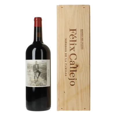 Bodegas Felix Callejo Vinedos de la Familia 2015 Magnum in 1er Holzkiste 