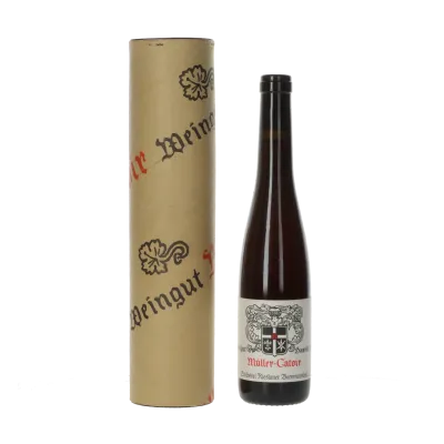 Müller-Catoir Gimmeldinger Schlössel Rieslaner TBA 2009 (0,375l) in Geschenkverpackung