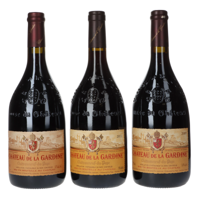 Chateau De La Gardine Chateauneuf du Pape Vertikale (3 Fl.)