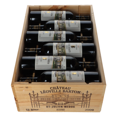 Chateau Leoville Barton 2008 in 12er Holzkiste