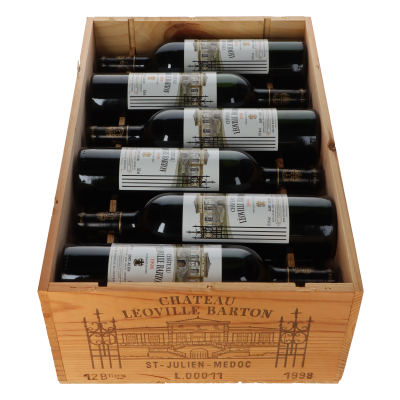 Chateau Leoville Barton 1998 in 12er Holzkiste