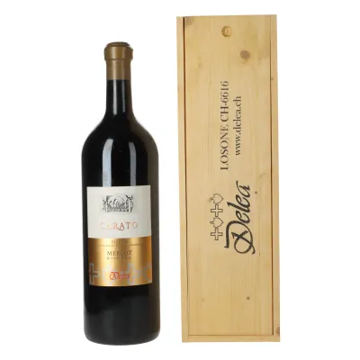 Delea Carato Riserva 2009 Doppelmagnum in Holzkiste