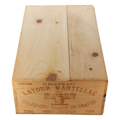 Chateau Latour Martillac 1995 in 12er Holzkiste